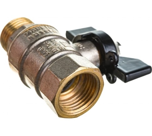 LD Кран шаровый д/воды Ду15 г/ш бабочка 47-15ВНБ фото 1