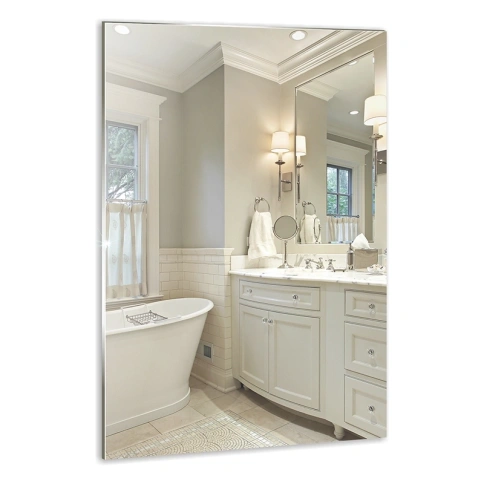 Зеркало MIXLINE прямоугольник  390*590 с полкой фото 1