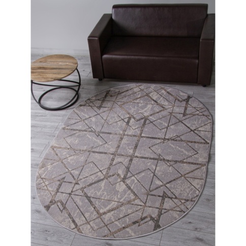 Ковер LIMAN 2.0*4.0 F480 OVAL Gray-Beige фото 1