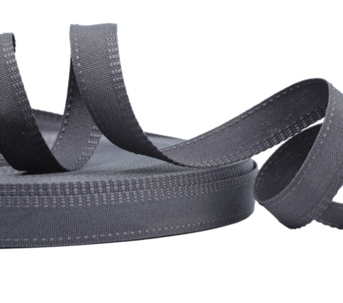 Тесьма брючная цв. серый тёмный 15мм фото 1