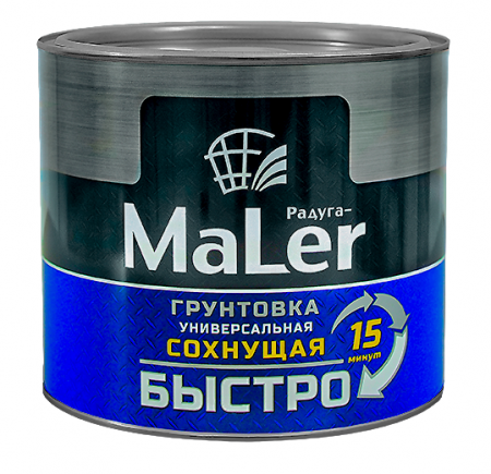 Радуга Грунтовка универсальная быстросохнующая Серая 1,9 кг фото 1