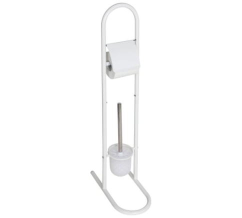 Стойка напольная с держателем для т/б и ершиком В0810 фото 1