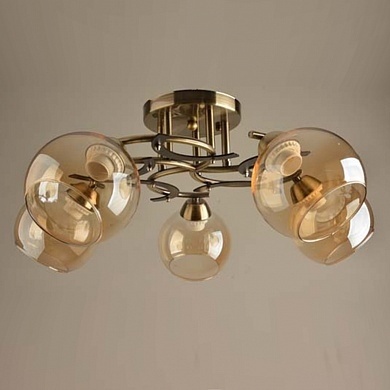 *Люстра 7814/5 AB бронза E27  фото 1