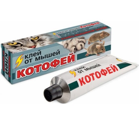 Клей от грызунов Котофей 60г туба фото 1