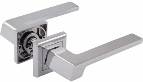 Ручка дверная  111К AL хром фото 1