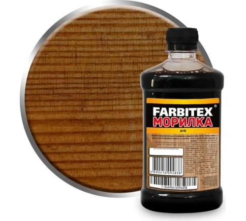 FARBITEX  Морилка деревозащитная водная 0,5л ДУБ фото 1