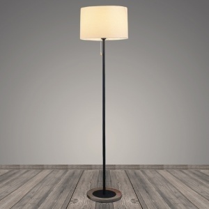 Торшер напольный D017 черный/белый абажур Е27 h1600 фото 1