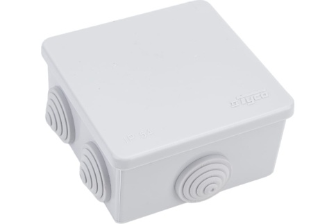 Коробка распр.ОП 85х85х40 IP54 Рувинил 67040  фото 1
