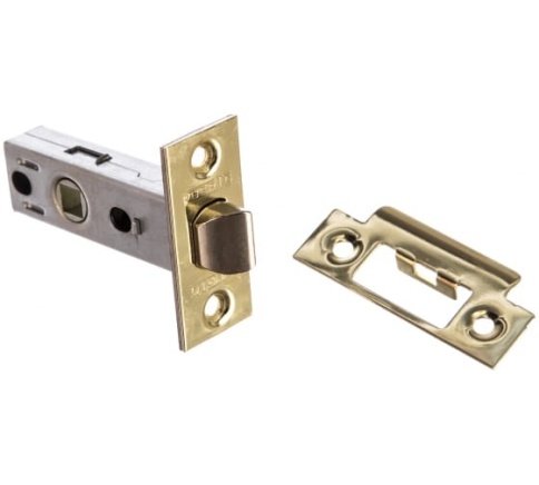 Защелка межкомнатная PUERTO L 3-45 B латунь блест. фото 1