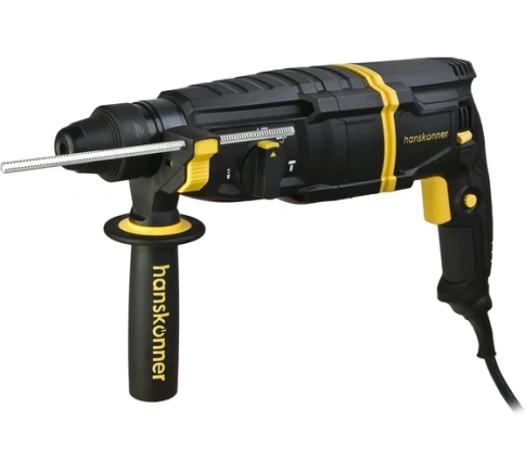 Hanskonner HRH0926AVS Перфоратор 800Вт, 26мм, 3,0Дж, 0-4900уд/мин, 3 реж., 4м кабель, виброзащита фото 1