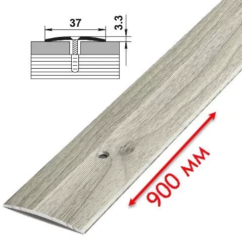 Порог-стык А5 195 Сосна серебристая 900х37 ПС 03.900.195 фото 1