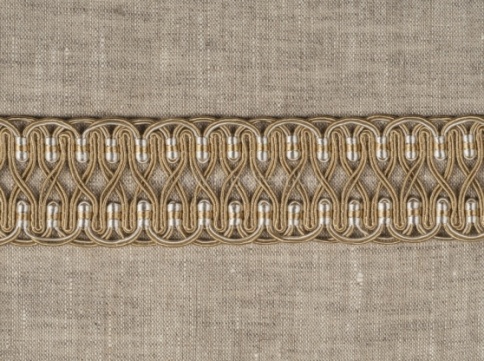 Тесьма бежевый HK AG996В-2044(25 м) фото 1