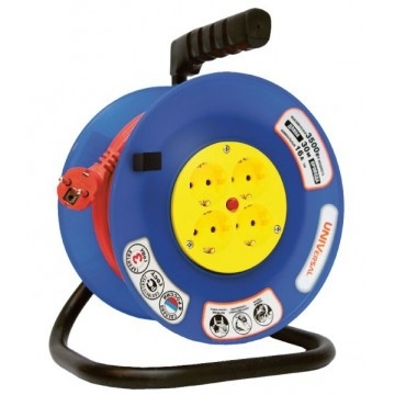 Удл-ль на катушке 4х30м ВЕМ-250 т/защ ПВС2х0,75 "У" фото 1