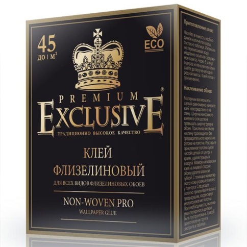 Клей для обоев "Exclusive" флизелиновый PRO 250гр фото 1