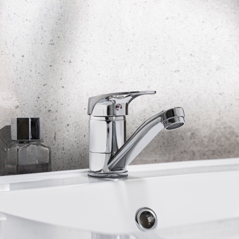 PMC Смеситель для раковины короткий излив SL55-004F-15 фото 1