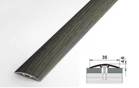 Профиль разноуровневый С4 122 Дуб мореный 90х39,4 ПР 02.900.122 фото 1