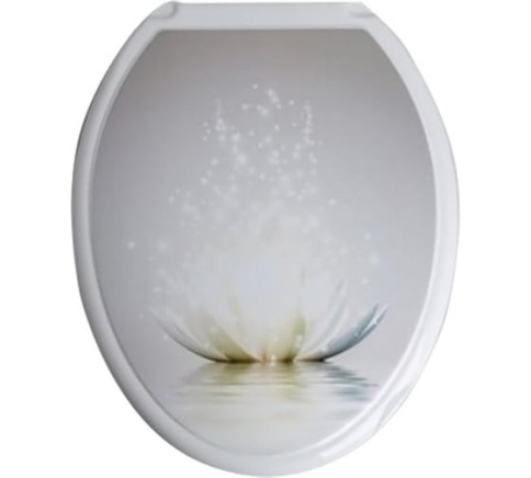Сиденье для унитаза "Универсал Декор" Лотос фото 1