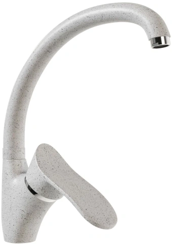 Смеситель для кухни 40к MIXLINE ML-GS01 (310) серый высокий излив фото 1