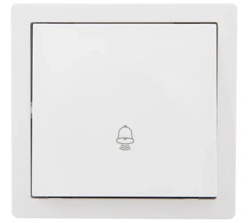 Lezard Кнопка звонка белый LETO 752-0200-103 фото 1