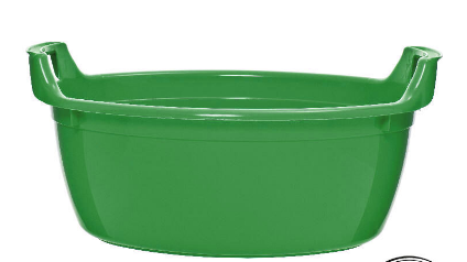 Таз пл. 16л С125 овал с ручк. фото 1
