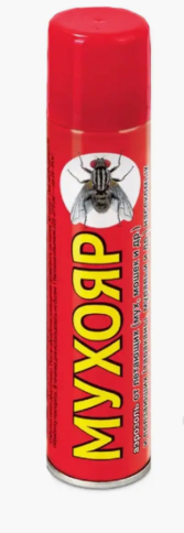 Аэрозоль Мухояр БЕЗ ЗАПАХА 180мл  фото 1