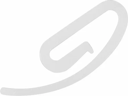 Крючок "Улитка" с бегунком на алюм.карнизы (белый) фото 1