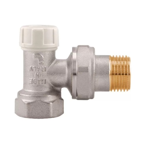 Клапан запорный угловой 1/2" фото 1