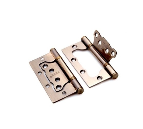 Петля ст. без врезки RENZ 100-2ВВ FH AB бронза фото 1