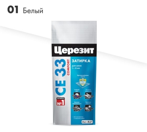 Затирка для швов ( Белый ) СЕ33/2кг. фото 1