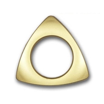 Люверсы треугольник мат. зол.(К1№11 35 мм) уп.100шт. фото 1