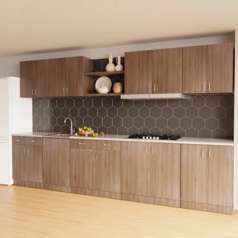 Стол разделочный 40 ЛДСП ясень шимо темный фото 2