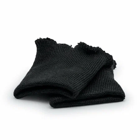 Манжеты зимние плотные без шва 1/1 10класс (30% шерсть, 70% пан) 8,5*9,5см черный/004 (44044) пара фото 1
