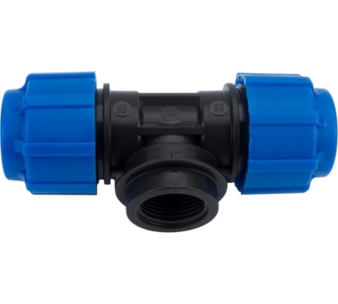 Тройник раз. 32х1х32 ш ПНД фото 1