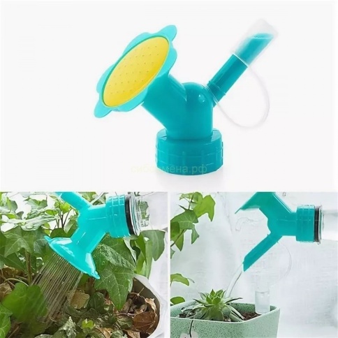 Лейка-насадка на бутылку д/полива, полипропилен Е1М фото 1