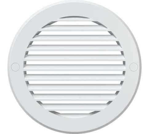 Решетка наклонная круглая с фланцем 12РК фото 1