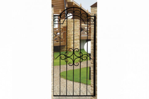 Калитка "Дачная арочная" 1.05*2.35 фото 1