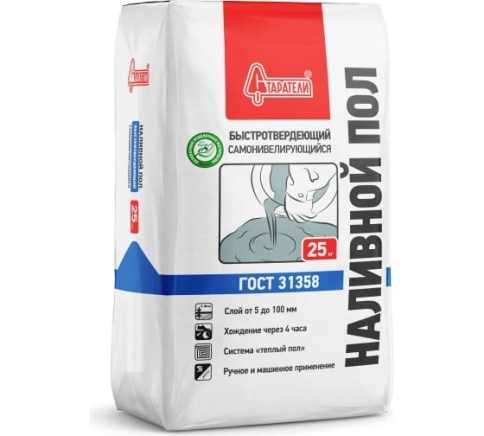 Старатели Наливной пол быстротвердеющий 25кг. фото 1
