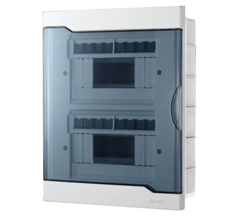 Lezard Бокс с прозрачной крышкой ЩРВ-П-16 для внутр.уст.16-и модульных устройств 730-1000-016 фото 1