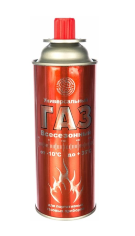 Газ универсальный, всесезонный, для портативных газовых приборов, 400мл (09-2-103) фото 1