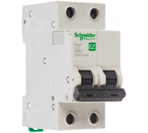 SE EASY 9 Автоматический выключатель 2Р50А C 4,5кА EZ9F34250 (6) фото 1