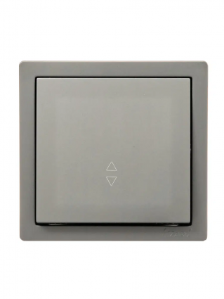 Lezard Выключатель о/у 1кл проходной платина LETO 752-3500-105 фото 1