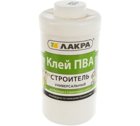 Лакра Клей ПВА универсальный Строитель 2,3кг фото 1
