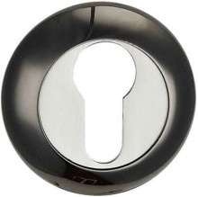 Накладка на цилиндр круглая  PUERTO ET AL 08 BN/SN черн.ник./ник.мат  фото 1