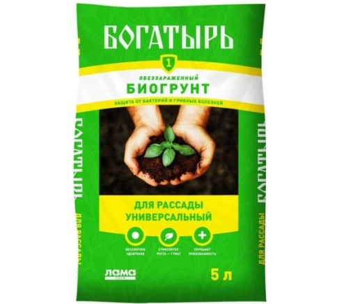 Грунт для Рассады БОГАТЫРЬ 5л. ЛАМАТОРФ фото 1