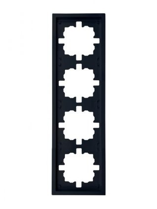 Lezard Рамка 4-х-мест горизонтальная черн.бархат ZIMA 704-4200-149 фото 1