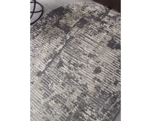 Ковер ATLANTIS 2.0*4,0 D999 овал CREAM-GRAY фото 1