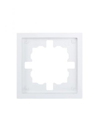 Lezard Рамка 1-мест горизонтальная белая ZIMA 704-0200-146 фото 1