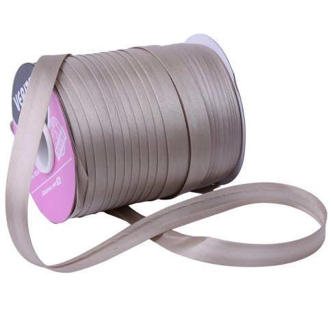 Косая бейка атлас S-572 беж.грязный 131м фото 1