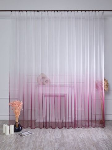 **Сетка Градиент Розов.Gold Line FB Paris 838/9884(300см) фото 1