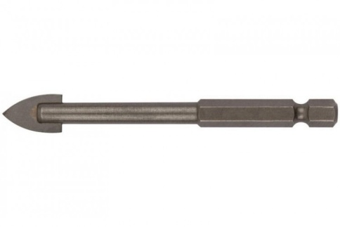 Ормис Сверло по керамике 10,0*85мм 2 режущих кромки, ВК8, 6-гранный хвостик фото 1